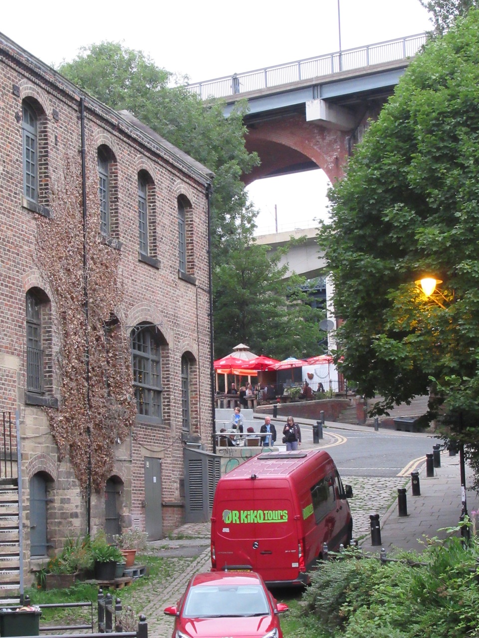 Kiko's van outside The Cluny, Newcastle in 2022