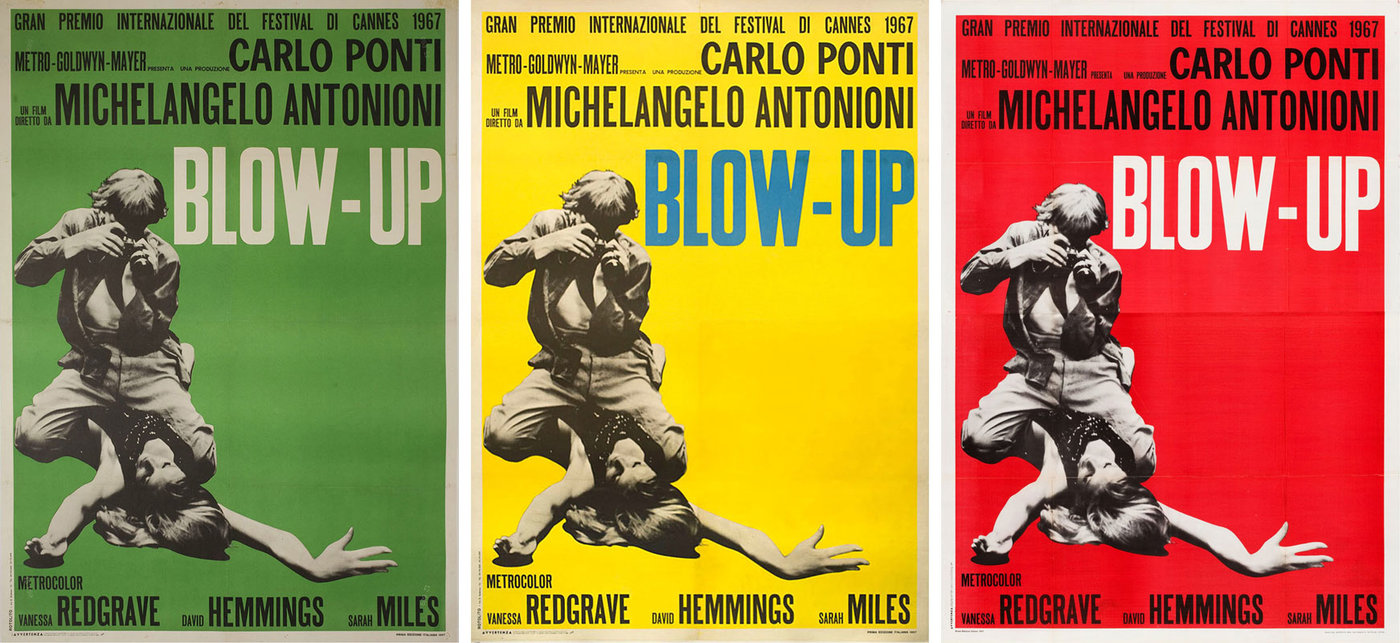 Antonioni Blow-Up posters