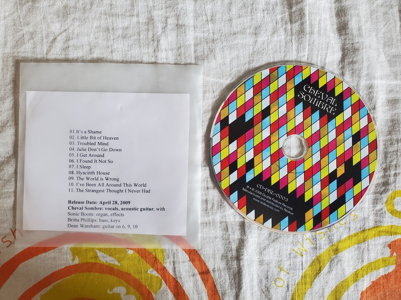 Cheval Sombre promo CD