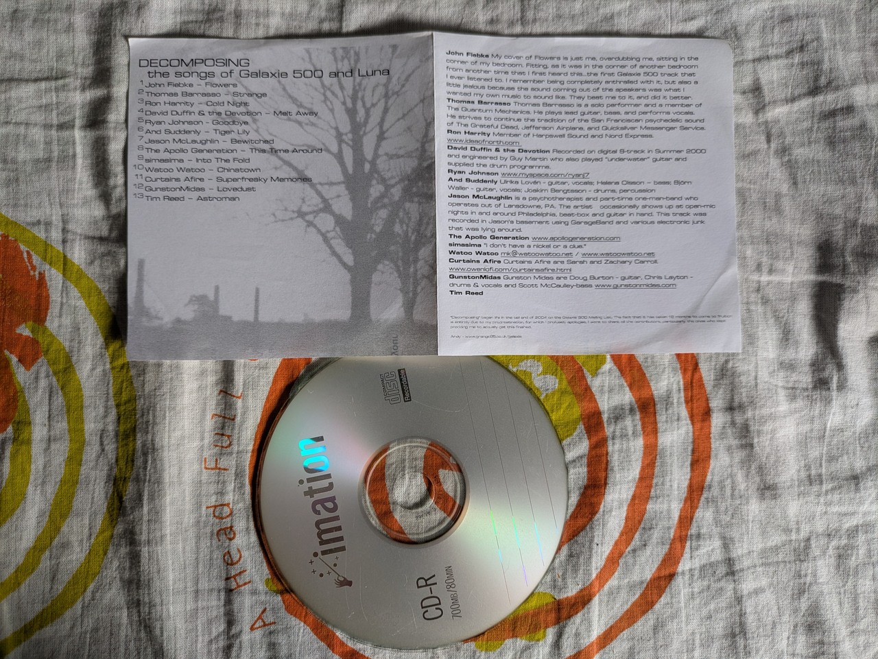 Decomposing fan tribute CDR