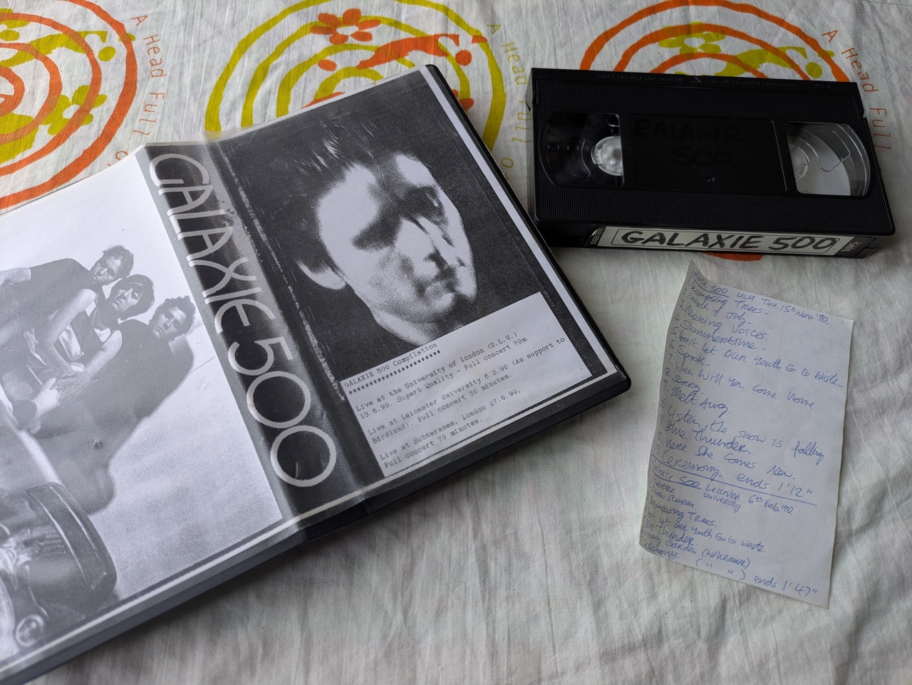 Galaxie 500 video compilation VHS
