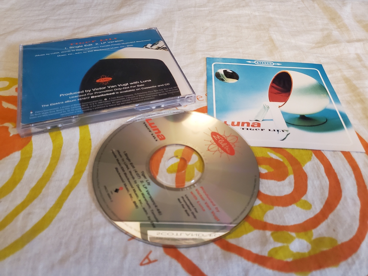 Luna - Tiger Lily (radio promo CD)