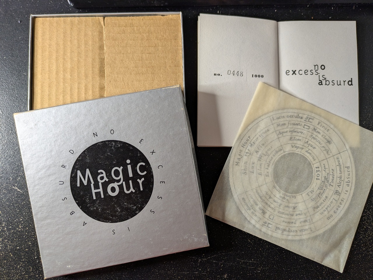 Magic Hour - No Excess is Absurd (box)