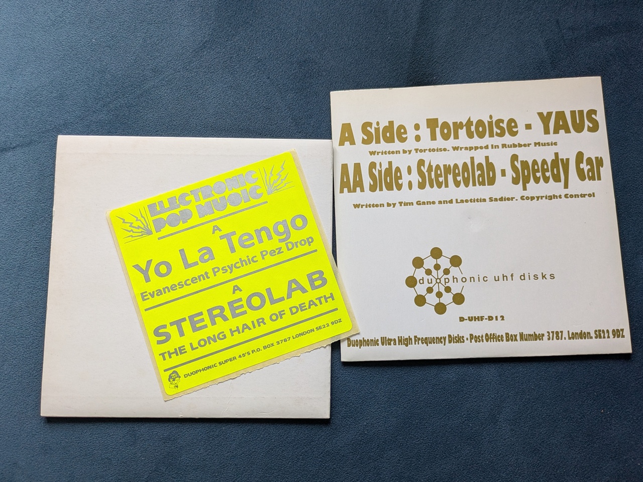 Stereolab tour singles with Yo La Tengo and Tortoise 1995/6