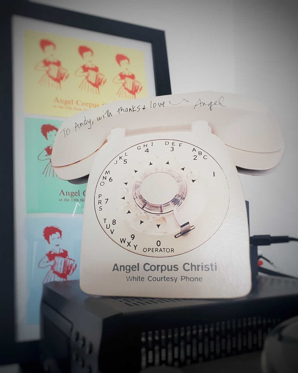 Angel Corpus Christi - White Courtesy Phone