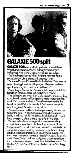 Galaxie 500 split