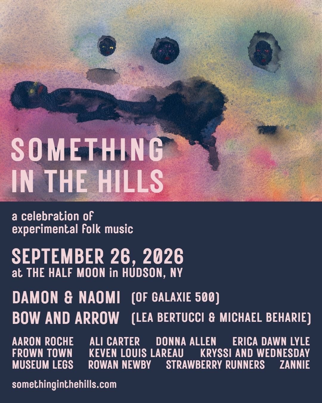 Poster for 26 September 2026 at The Half Moon