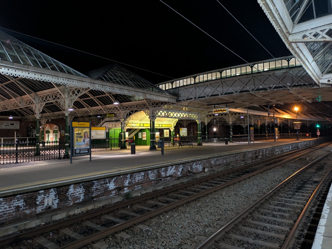 Tynemouth station - 23:00 - 26th August 2025