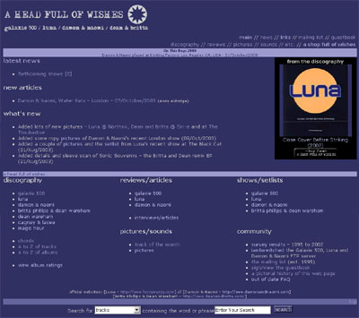 Screen grab from October 2003